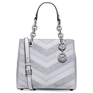 Michael Kors Cynthia satchel chevron crossbody